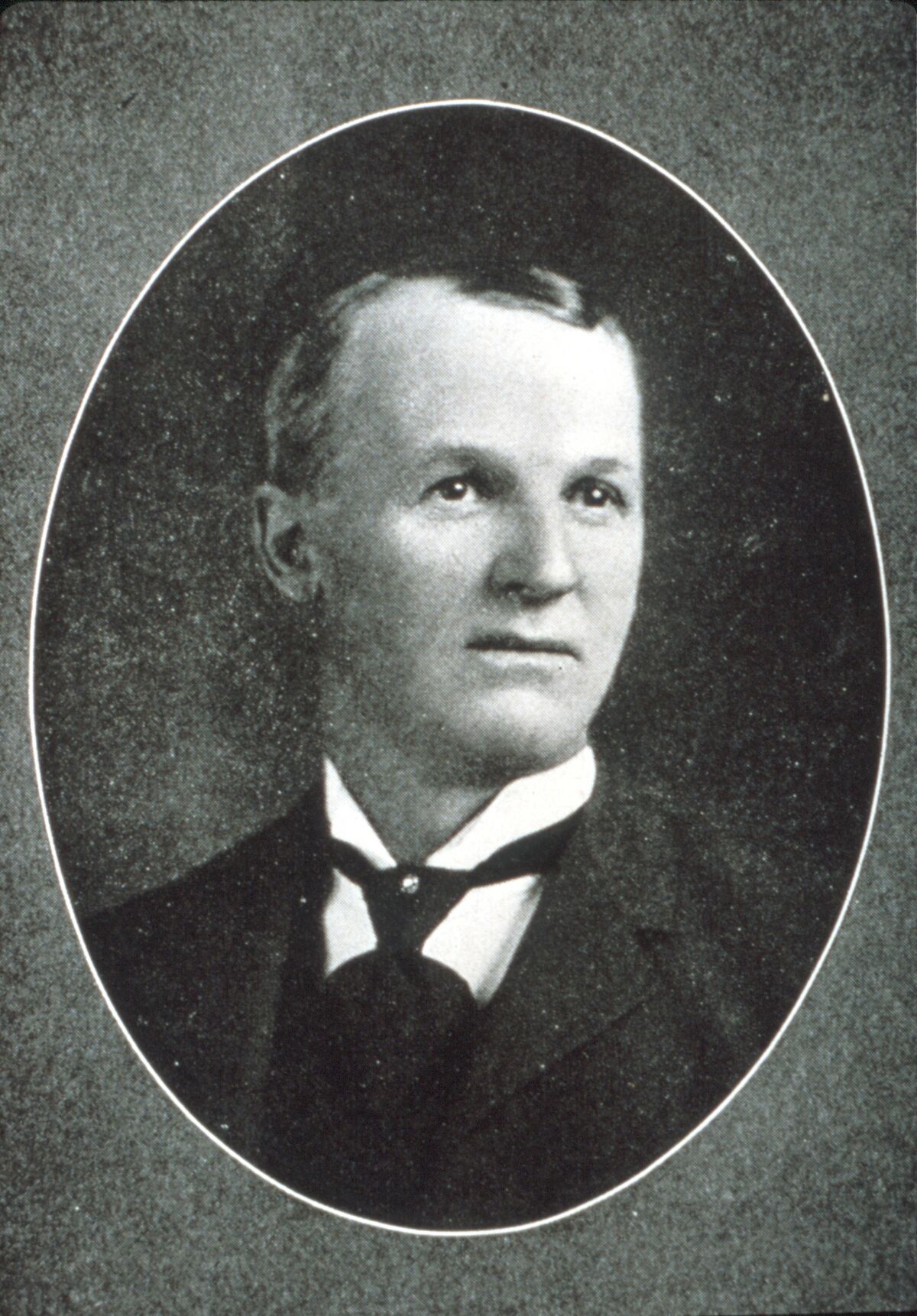 Portrait of F.D. McCully, the founder of the town of Joseph.