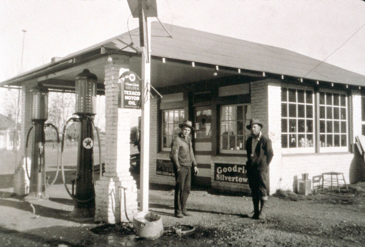 This is now Goebel's gas station in Wallowa.
