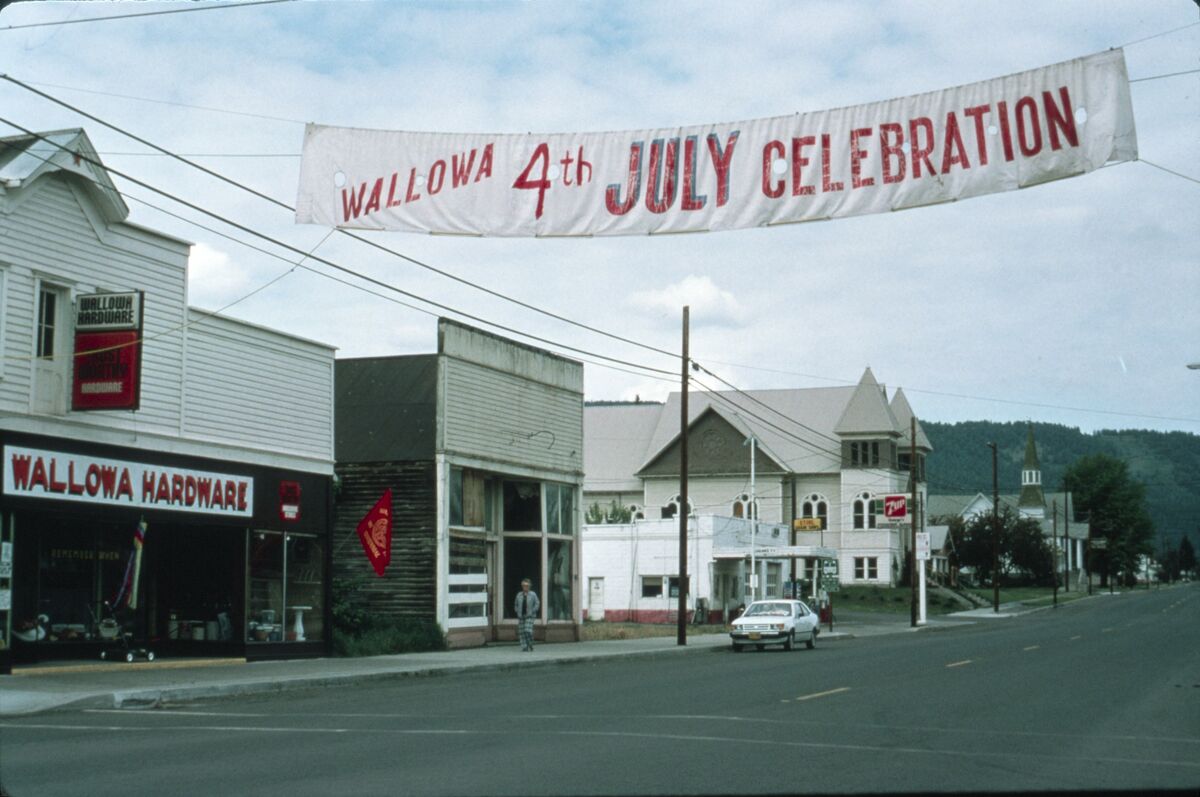 The town of Wallowa puts on a popular 4th of July parade. Taken by Janie Tippett.