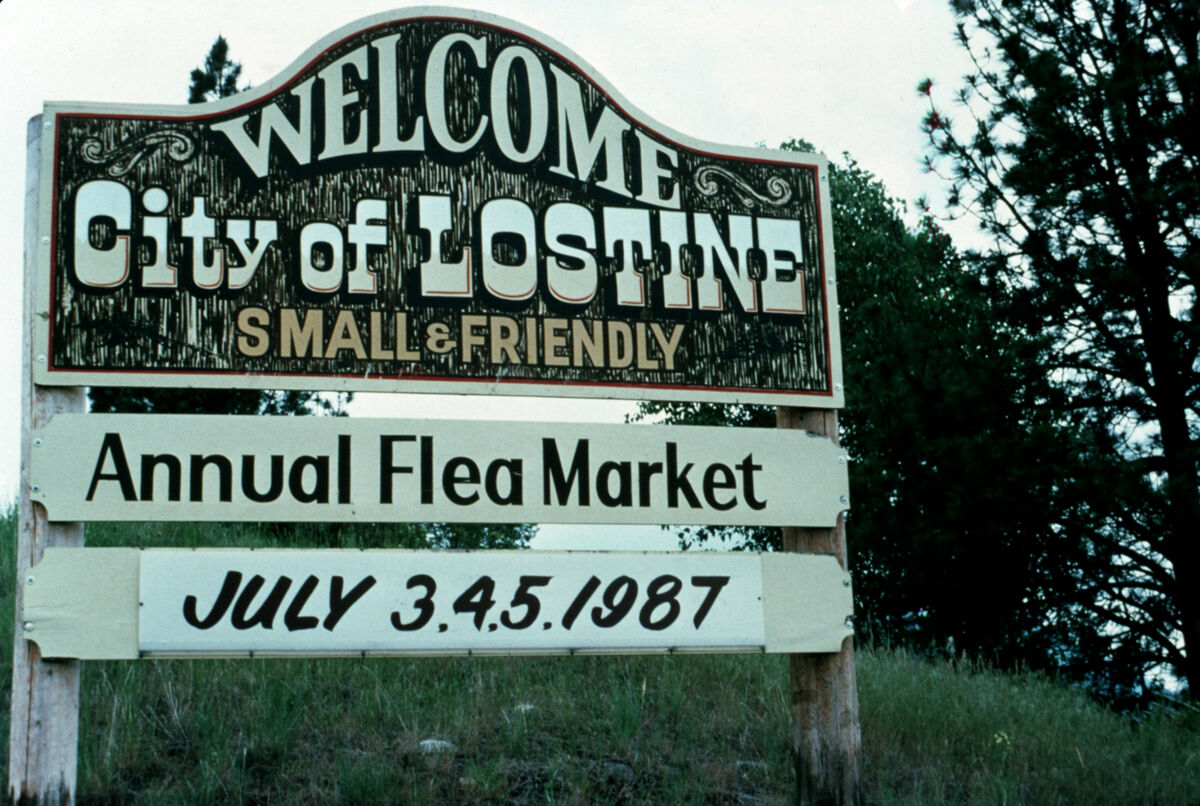 The town of Lostine used to host an annual flea market that was very well-attended by locals from all over the county. Taken by Janie Tippett.
