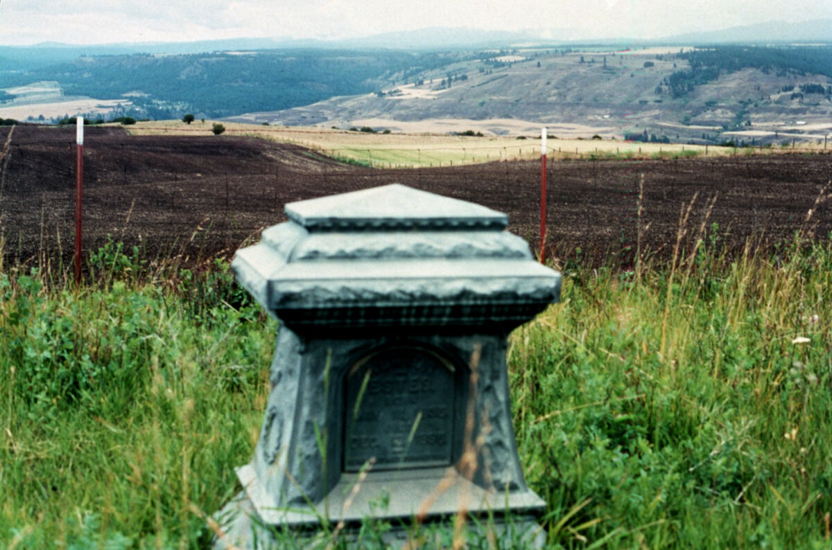 Lost Prairie cemetery. Taken by Janie Tippett.